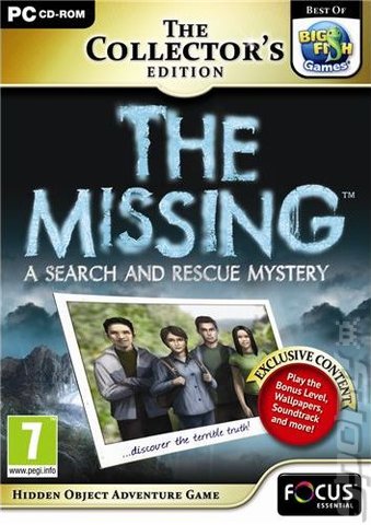 The Missing: A Search and Rescue Mystery Collector's Edition - PC Cover & Box Art