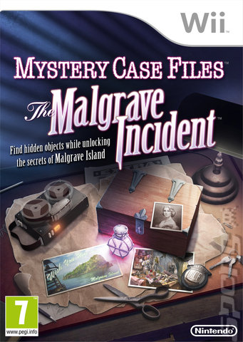 The Mystery Case Files: The Malgrave Incident - Wii Cover & Box Art