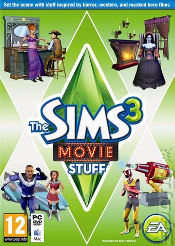 The Sims 3: Movie Stuff - PC Cover & Box Art