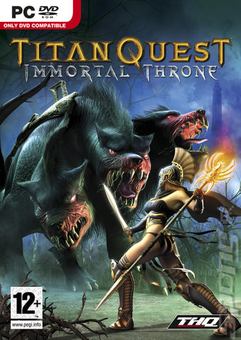 Titan Quest: Immortal Throne - PC Cover & Box Art