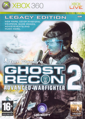 Tom Clancy's Ghost Recon: Advanced Warfighter 2 Legacy Edition - Xbox 360 Cover & Box Art