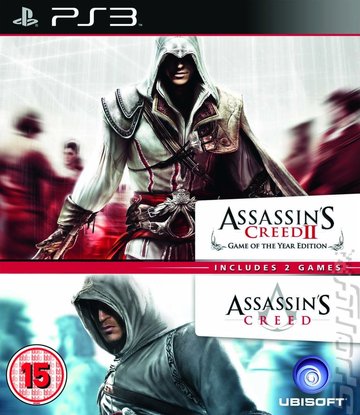 Ubisoft Double Pack: Assassin's Creed 1 & 2 - PS3 Cover & Box Art
