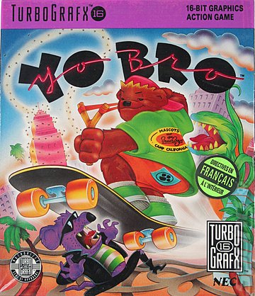 Yo' Bro - NEC PC Engine Cover & Box Art