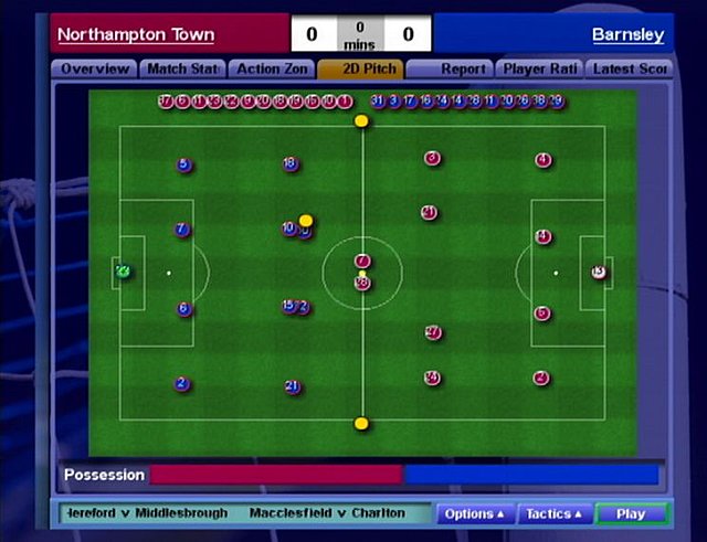 Championship Manager 5 - PS2 Screen