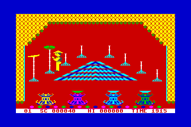 Chinese Juggler, The - C64 Screen