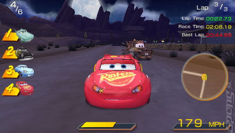 Disney Presents a PIXAR film: Cars - PSP Screen