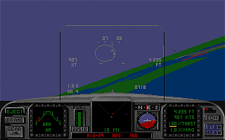 F/A-18 Interceptor - Amiga Screen
