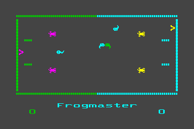 Frog Master - C64 Screen