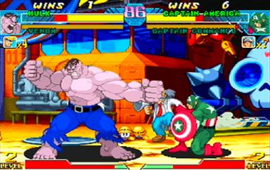 Marvel Vs. Capcom - Dreamcast Screen