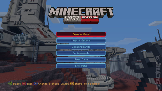Minecraft - PS3 Screen
