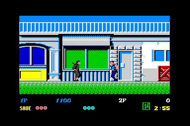 Shinobi - C64 Screen