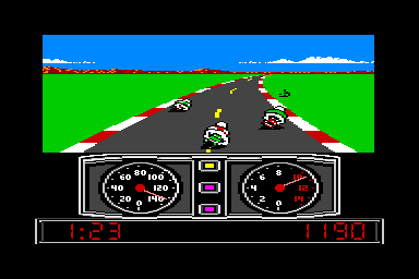 Super Cycle - C64 Screen