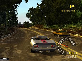 TD Overdrive - The Brotherhood of Speed - PS2 Screen