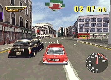 The Italian Job - PlayStation Screen