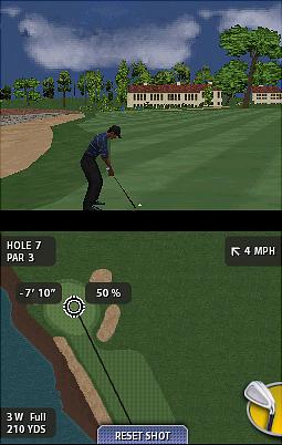 Tiger Woods PGA Tour Golf - DS/DSi Screen