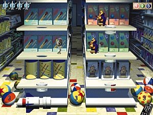 Toy Story 2: Toy Shelf /Cone Chaos - PC Screen