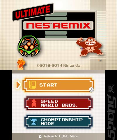 Ultimate NES Remix - 3DS/2DS Screen