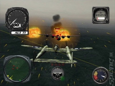 WWII: Battle Over the Pacific - PS2 Screen