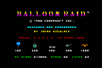 Balloon Raid - C64 Screen
