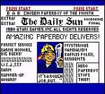 Paperboy - Game Boy Color Screen