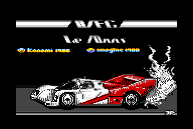 WEC Le Mans - C64 Screen