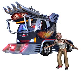 Big Mutha Truckers - PS2 Artwork