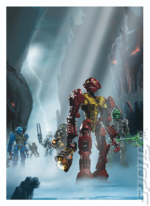 Bionicle Heroes - PS2 Artwork