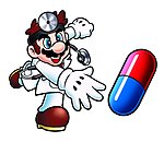 Dr. Mario & Puzzle League - GBA Artwork