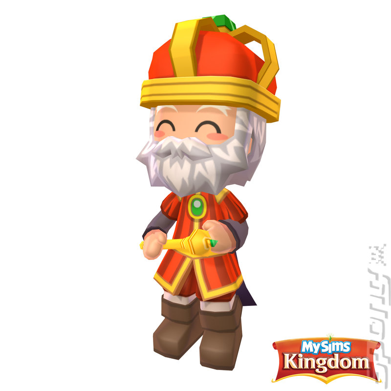 MySims Kingdom - Wii Artwork