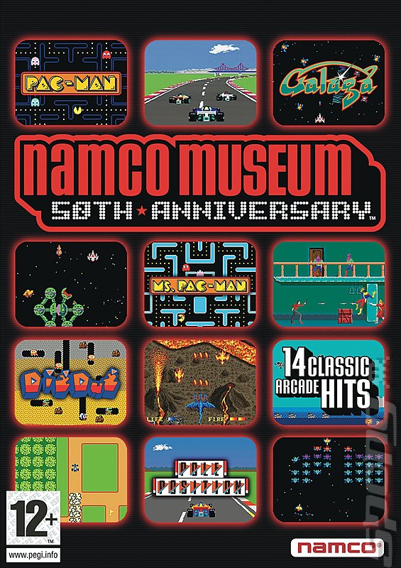 Namco Museum 50th Anniversary - PC Artwork