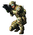 Tom Clancy's Ghost Recon: Advanced Warfighter - PS2 Artwork