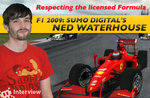 F1 2009: Sumo Digital's Ned Waterhouse Editorial image