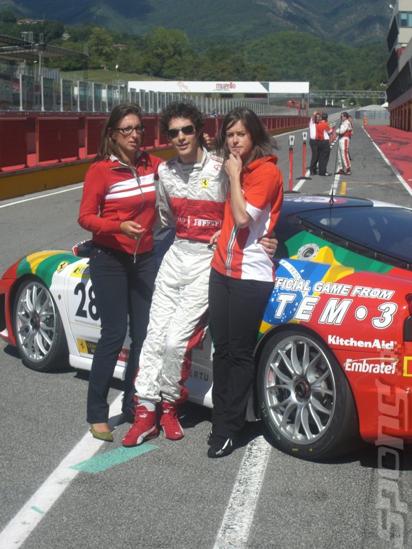 Ferrari Challenge - Interview with Producer, Mark South Editorial image