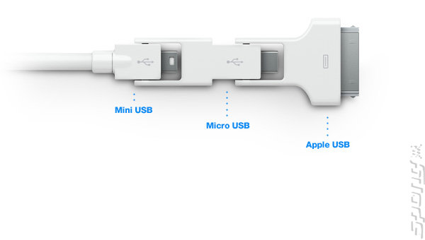 Magic Cable Trio/Charger  Editorial image