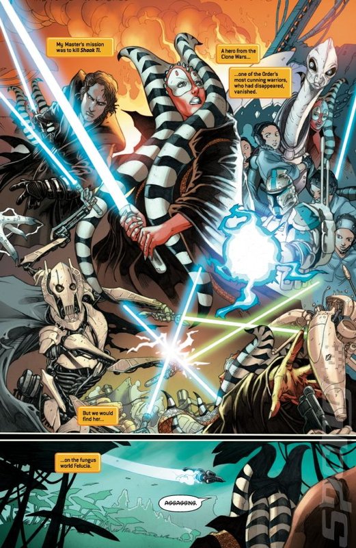Star Wars: The Force Unleased in Comics Editorial image