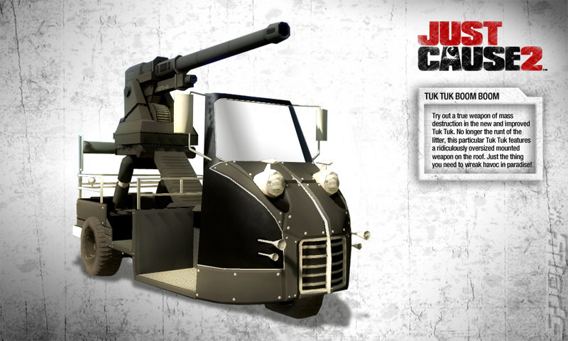 Free Just Cause 2 content available today as a 'Thank You' to the community. News image