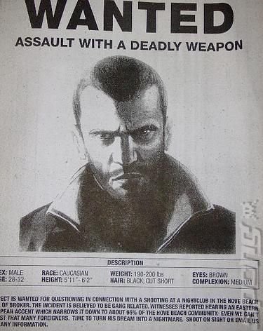 GTA IV - Niko Wanted In New York City News image