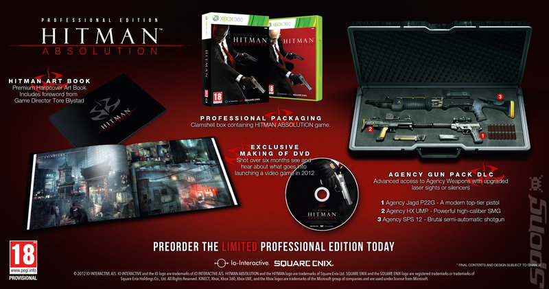 Square Enix Reveals Professional Edition For Hitman Absolution News image