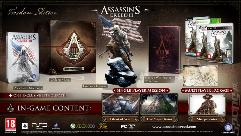 Ubisoft� Unveils Assassin�s Creed� III Collector�s Editions News image