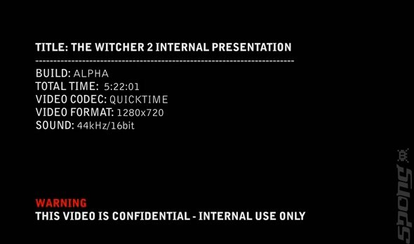 Witcher 2: Apparent 'Internal Trailer' Leaked News image