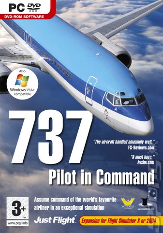 737 Pilot in Command - PC Cover & Box Art