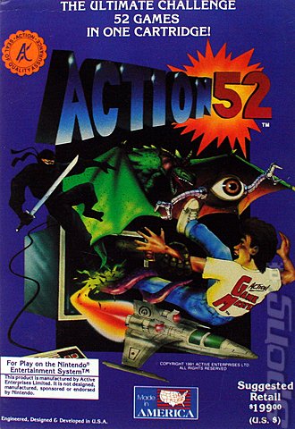 Action 52 - NES Cover & Box Art