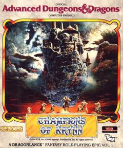 Advanced Dungeons and Dragons: Champions of Krynn - C64 Cover & Box Art