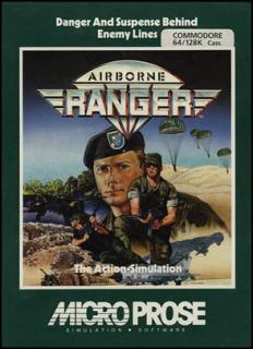Airborne Ranger - C64 Cover & Box Art