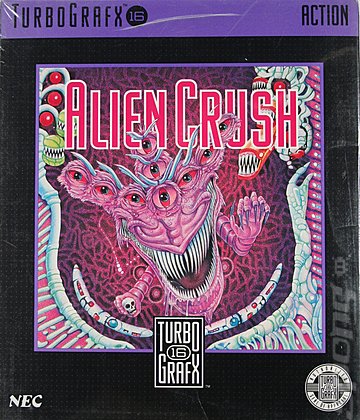 Alien Crush - NEC PC Engine Cover & Box Art