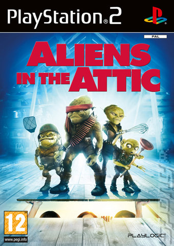 Aliens in the Attic - PS2 Cover & Box Art