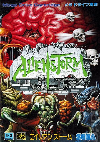 Alien Storm - Sega Megadrive Cover & Box Art