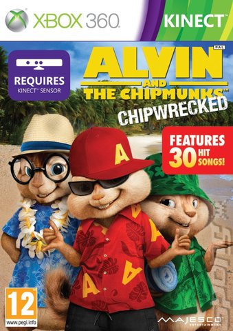 Alvin and the Chipmunks: Chipwrecked - Xbox 360 Cover & Box Art