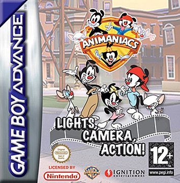 Animaniacs: Lights, Camera, Action - GBA Cover & Box Art