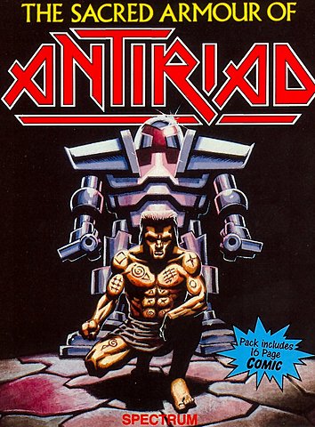 Antiriad, The Sacred Armour of - Spectrum 48K Cover & Box Art